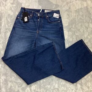 R13 Deep Blue Straight Men's Jeans